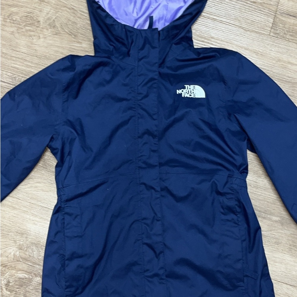 The North Face Kids Navy and Purple Jacket